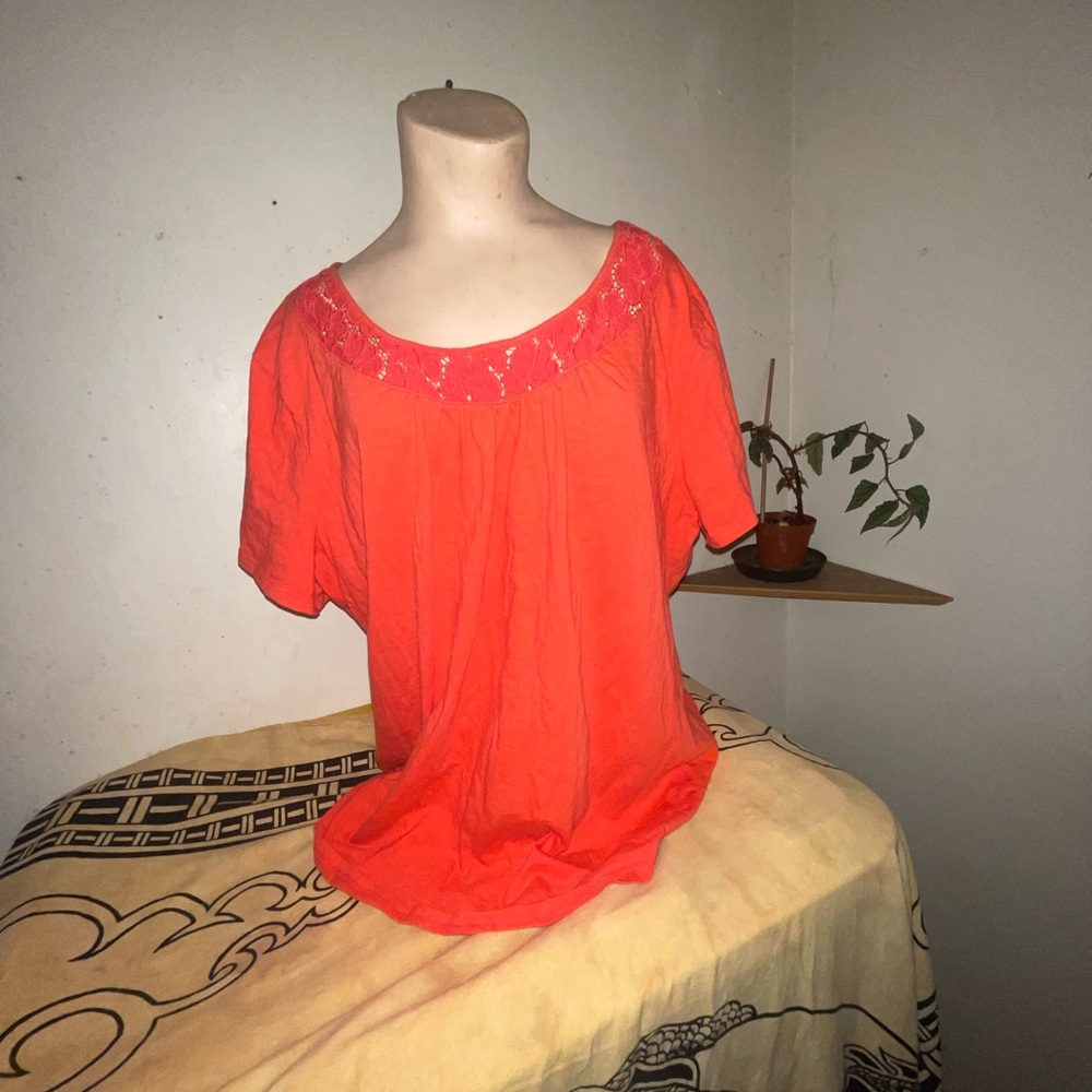St. John’s bay orange shirt